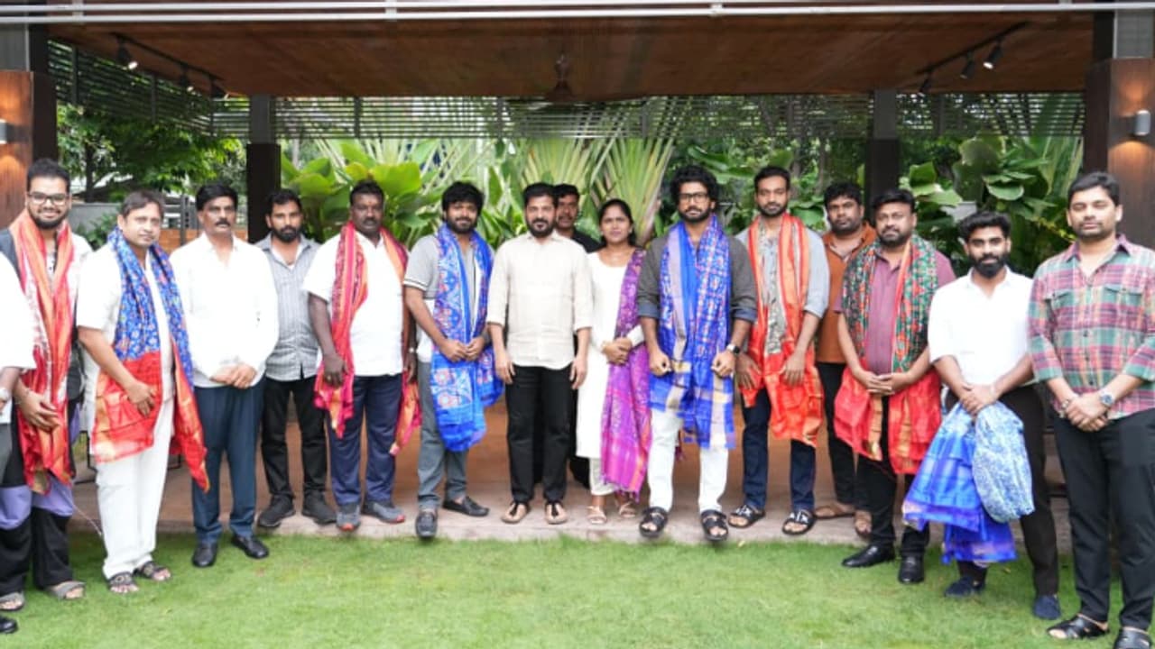 CM Revanth Reddy Felicitates National Award winners CM Revanth Reddy Felicitates National Award winners