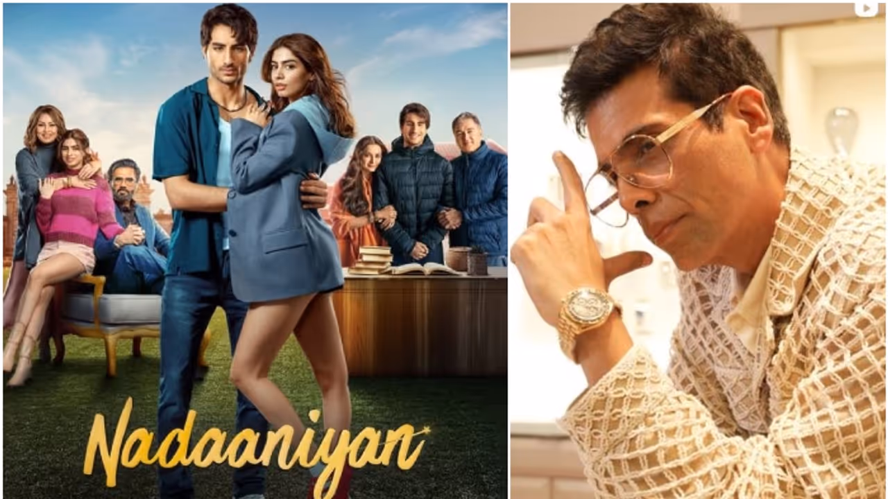 Karan Johar Khushi Kapoor Ibrahim Ali Khan Karan Johar Khushi Kapoor Ibrahim Ali Khan