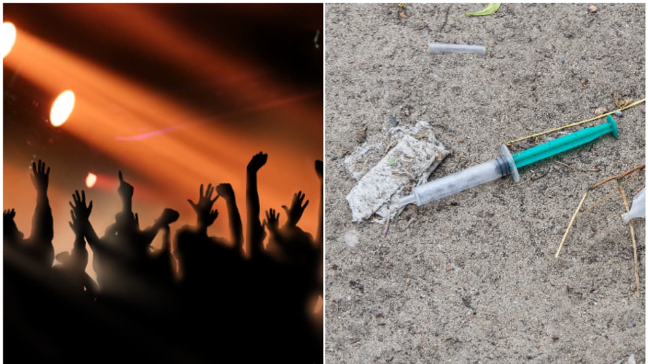 syringe attack in music festival