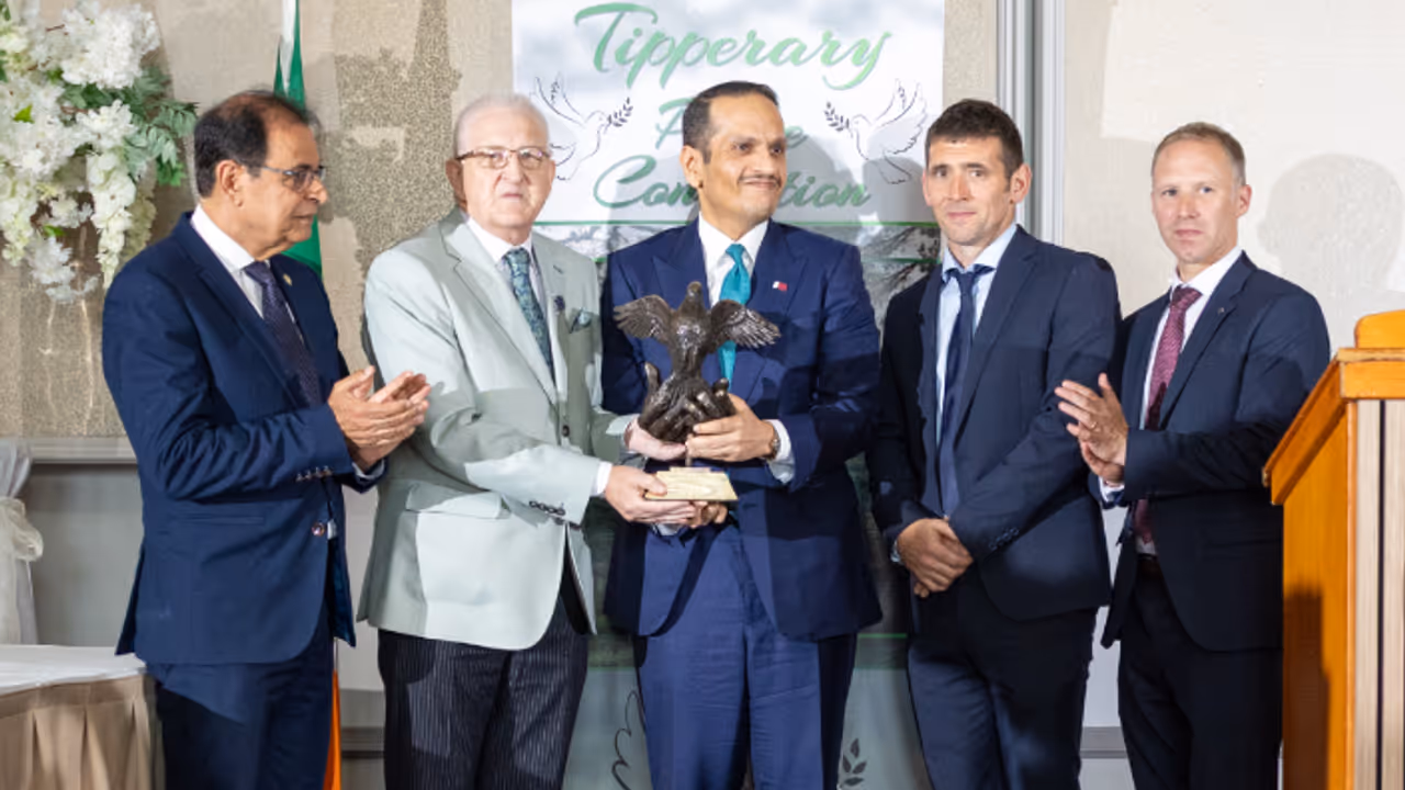 Qatar wins Tipperary International Peace Prize 