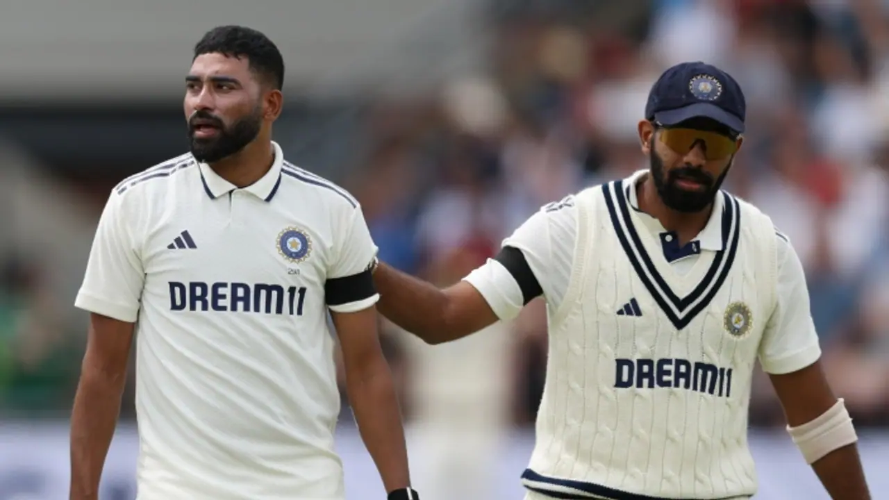 Jasprit Bumrah and Mohammed Siraj Jasprit Bumrah and Mohammed Siraj