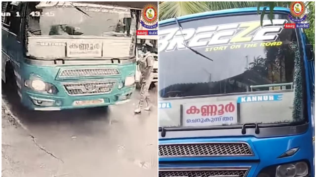 Bus violated traffic rules taken in to custody