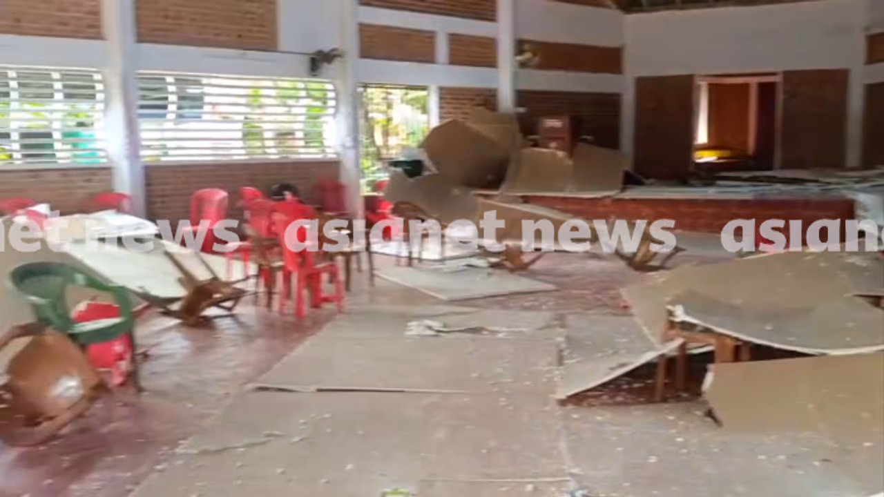kodali school ceiling collapse