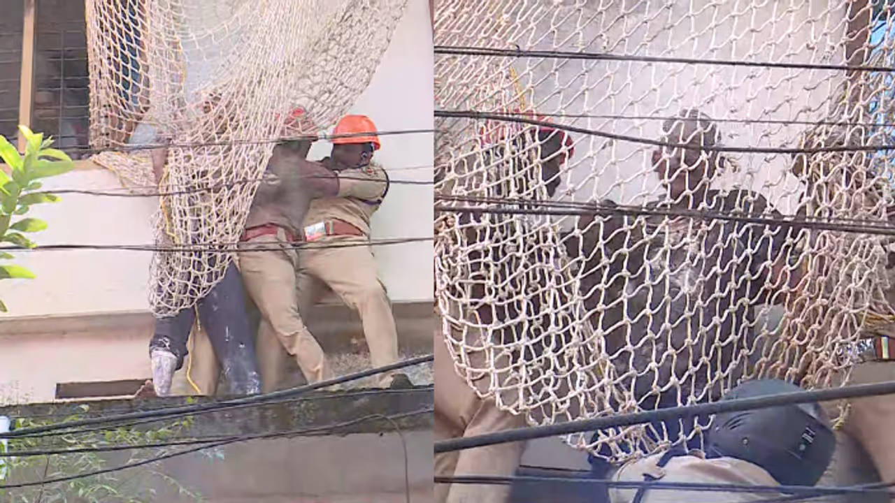 Youth caught for threatening suicide by climbing onto building roof