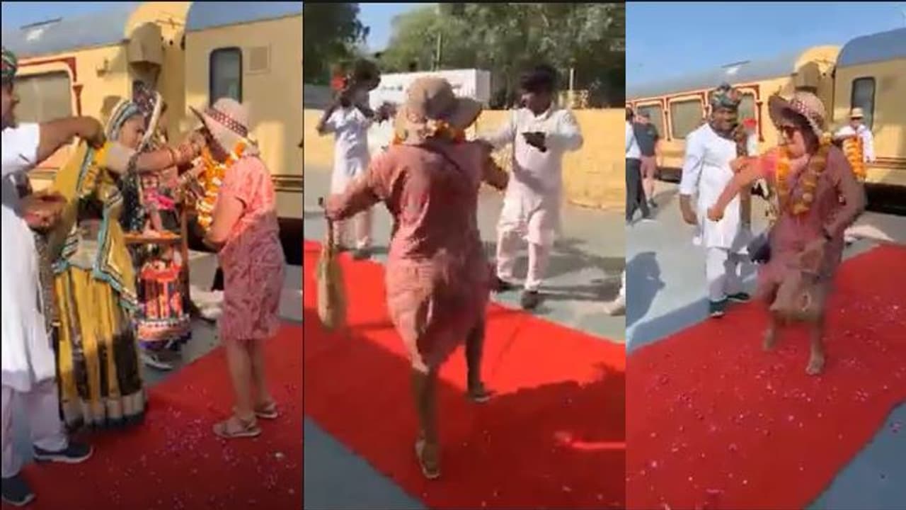 foreign woman danced bhangra 