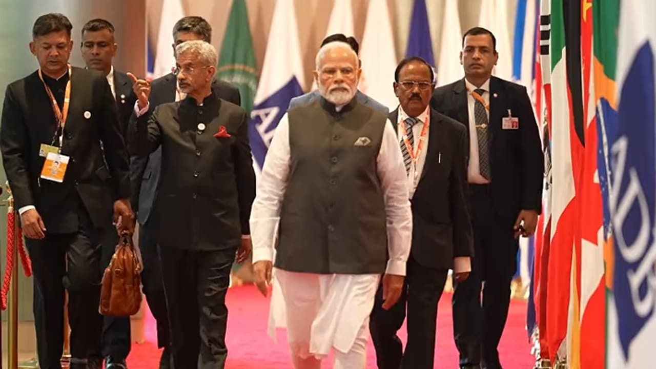 PM Modi in Bharat Mandapam