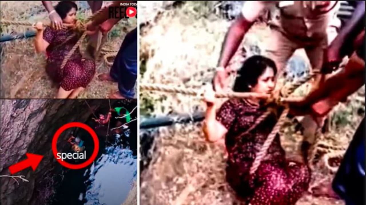 mother rescues daughter from well mother rescues daughter from well