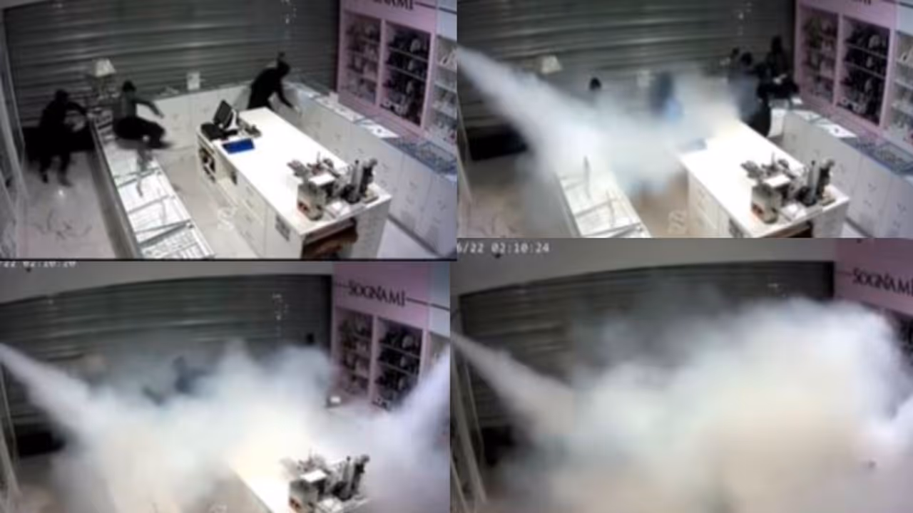 Thieves Outsmarted by Fog Machine in Jewelry Store