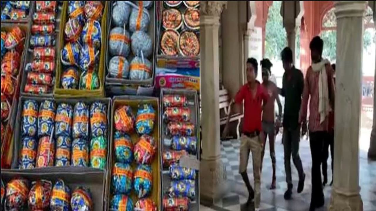 blast in illegally firecracker making house