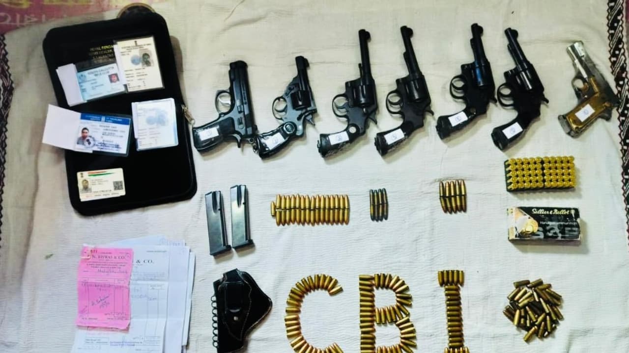 CBI arms recovered in Sandeshkhali CBI arms recovered in Sandeshkhali
