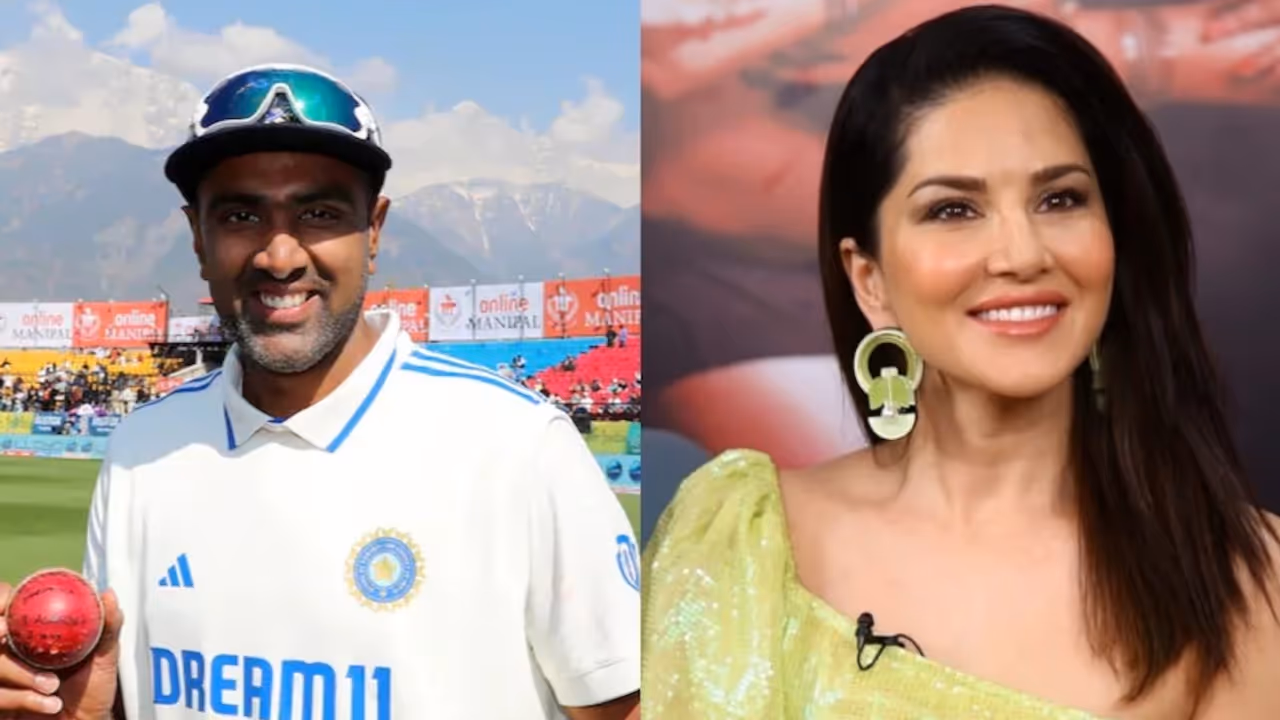 R Ashwin Shares Sunny Leone Picture R Ashwin Shares Sunny Leone Picture