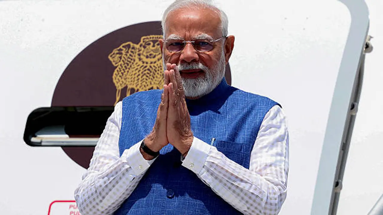 PM Modi conferred with 'Dharma Chakravarti' at centenary celebrations of Acharya Shri 108 Vidyanand Ji Maharaj