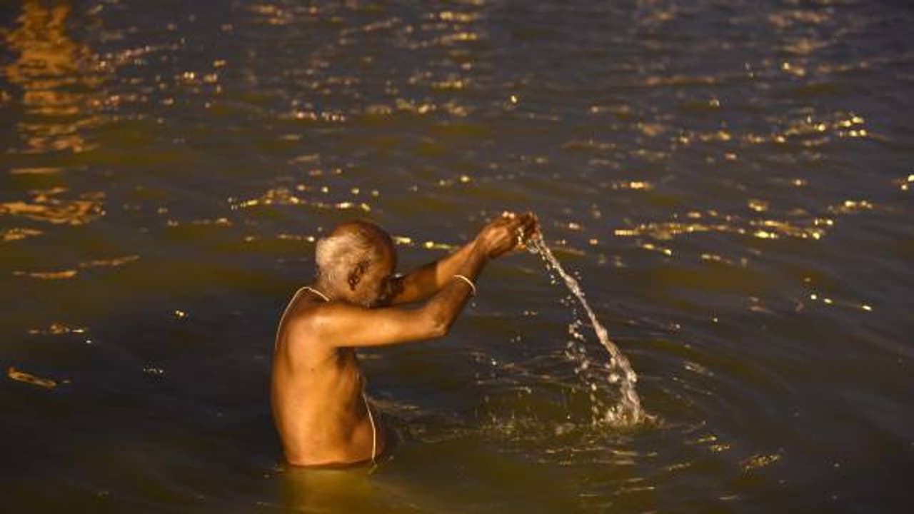 Makar Sankranti Bathing