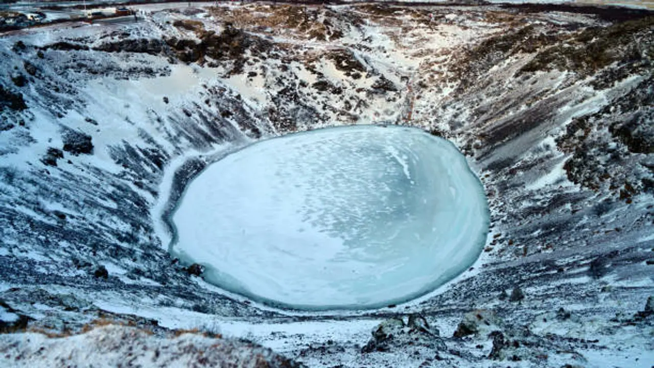 ice crater ice crater