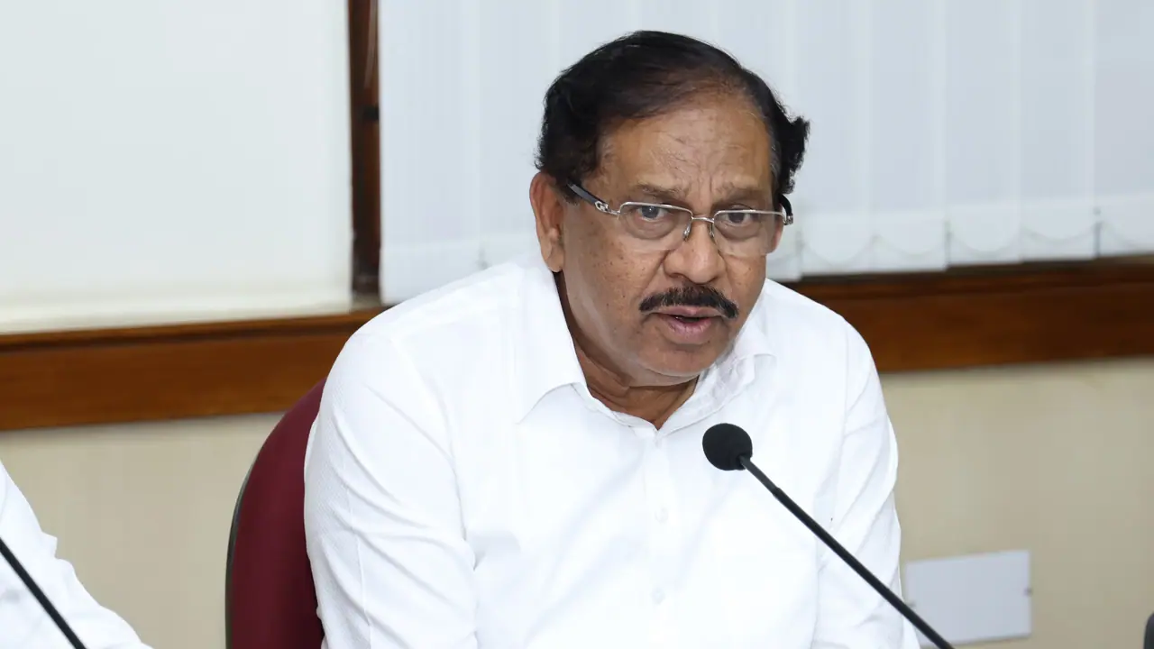 Home Minister dr g Parameshwar