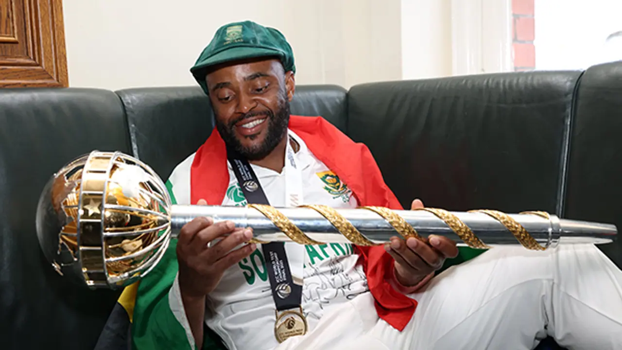 SA skipper Temba Bavuma. (Photo ICC X)