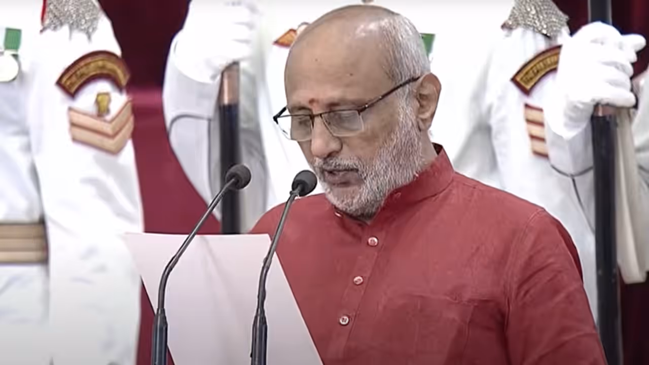 CP Radhakishnan takes oath