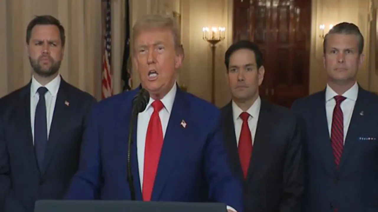 US President Donald Trump addressing from the White House (Photo/ X@WhiteHouse)