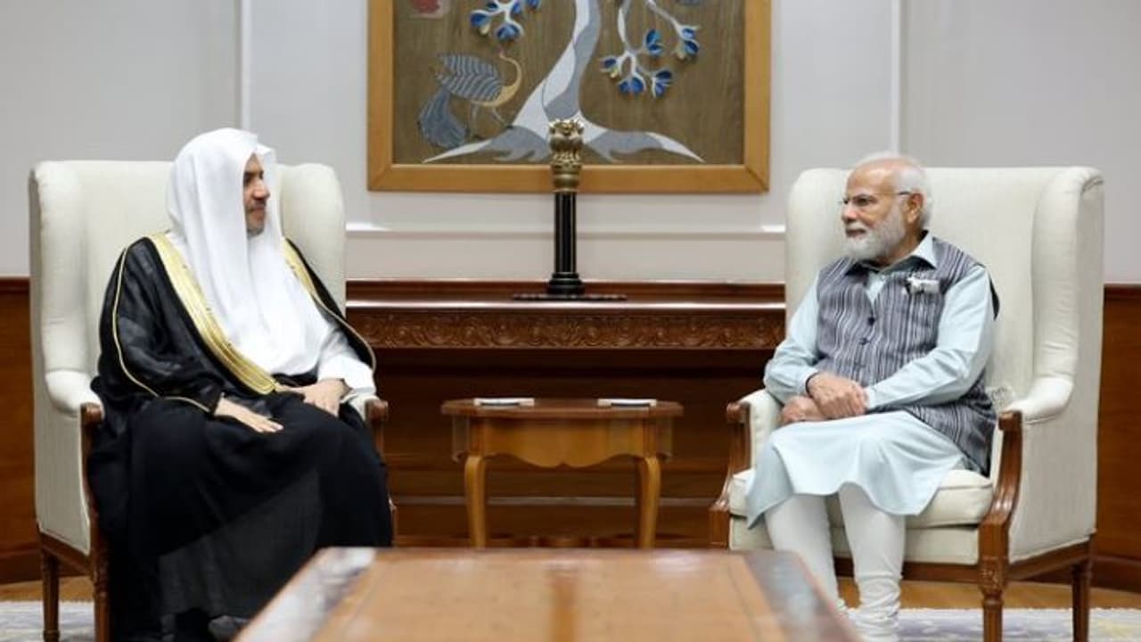 PM Modi met MWL Gen Secretary PM Modi met MWL Gen Secretary