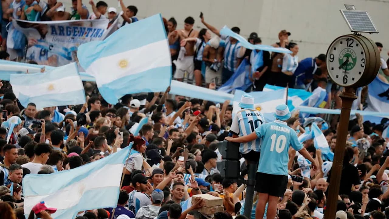 Argentina fans Argentina fans
