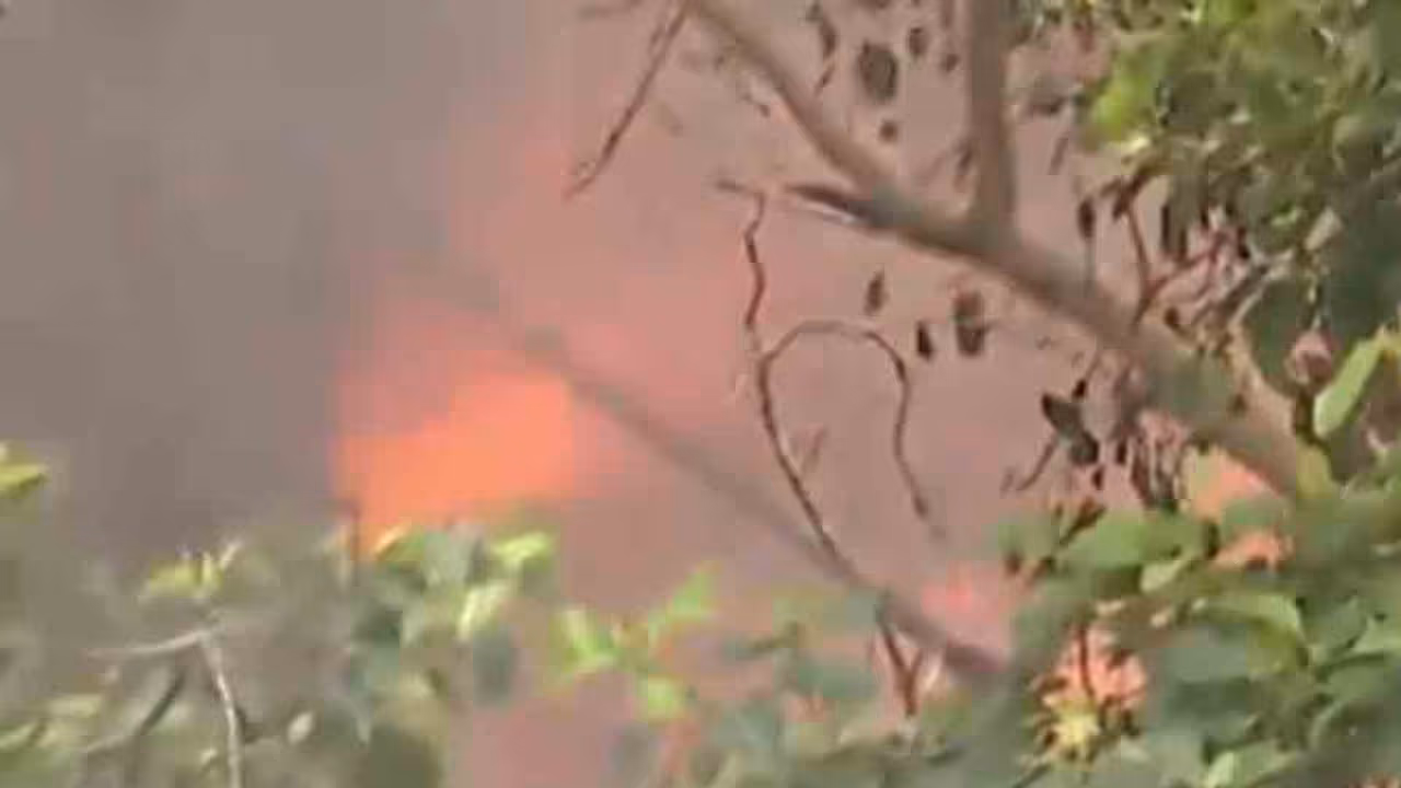 Massive fire at a government office in Alipore two fire tenders at the scene Massive fire at a government office in Alipore two fire tenders at the scene
