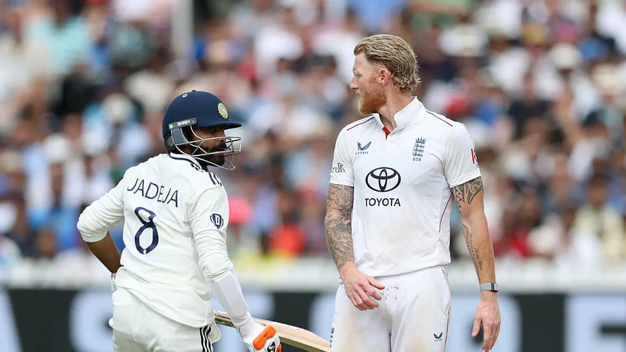 Ravindra Jadeja and Ben Stokes