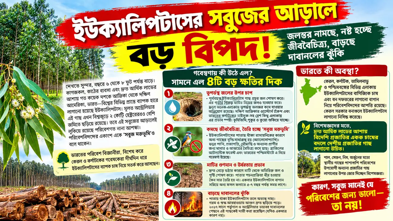 Eucalyptus trees are considered dangerous or harmful to local environments Eucalyptus trees are considered dangerous or harmful to local environments