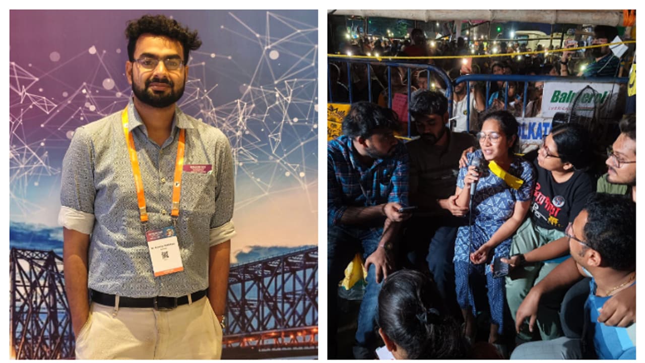  junior doctor Anushtup Mukherjee sick at Dharmatalas hunger strike was admitted to the medical college bsm