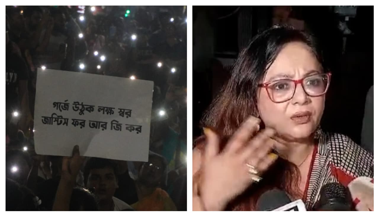 Sreelekha Mitra met RG KAR victims family and criticized the state government bsm Sreelekha Mitra met RG KAR victims family and criticized the state government bsm