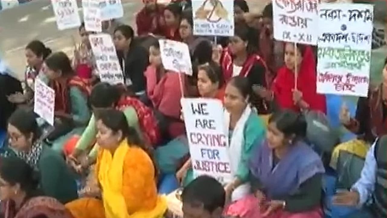 Job Seekers protest Rally Job Seekers protest Rally