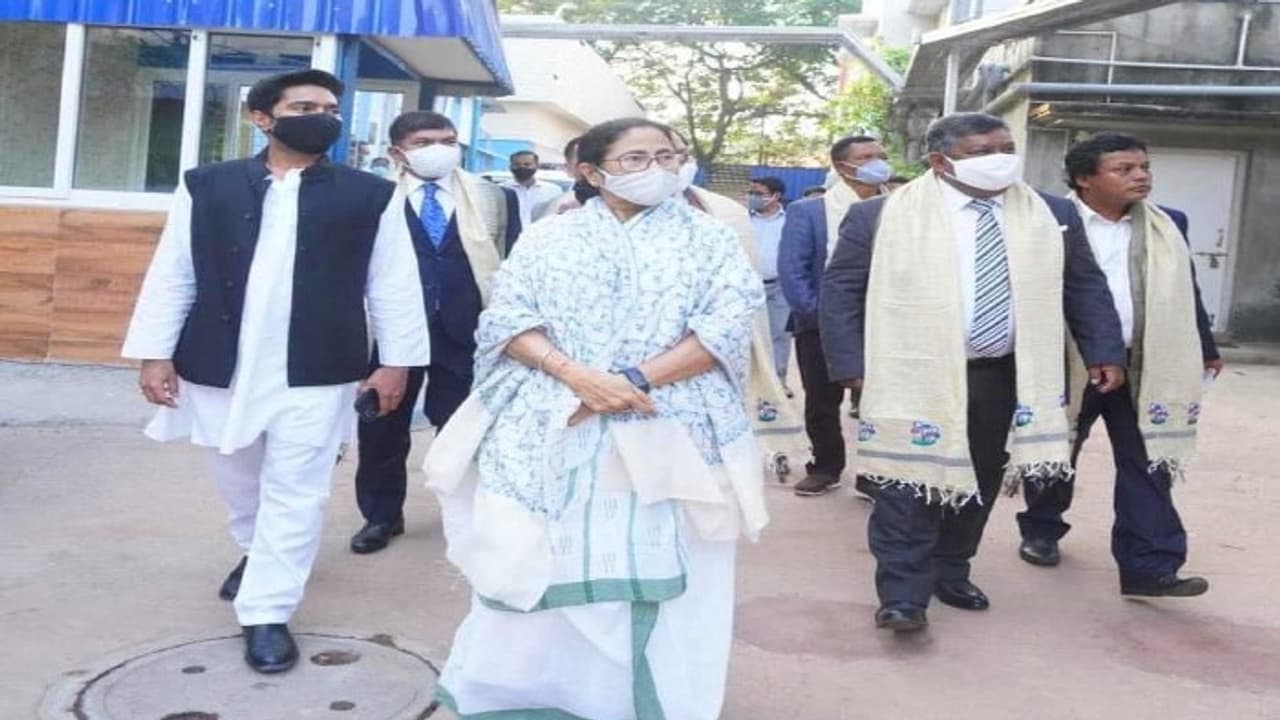 Mamata and Abhishek Banerjee Mamata and Abhishek Banerjee