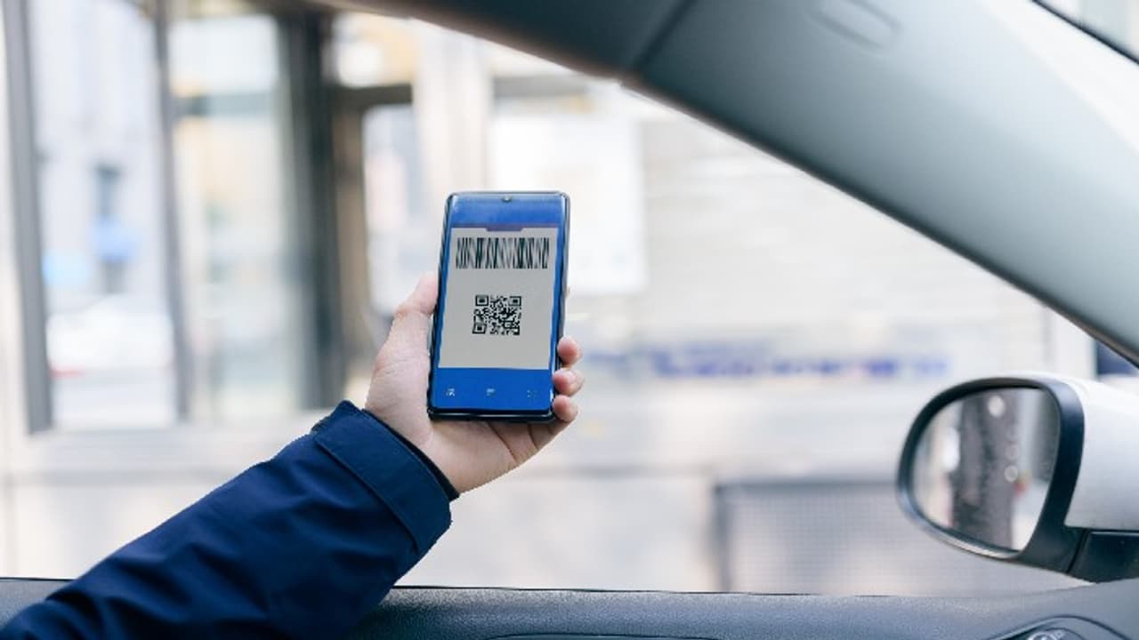 Digital parking fee Digital parking fee