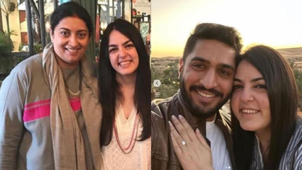 smriti irani daughter shanelle irani will get married soon wedding smriti irani daughter shanelle irani will get married soon wedding