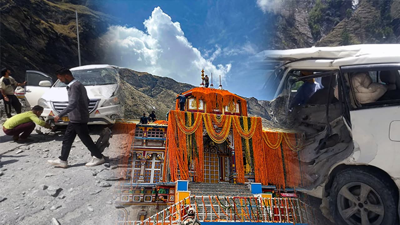 landslides near Joshimath close Badrinath road Kedar Badri hit by natural calamities bsm