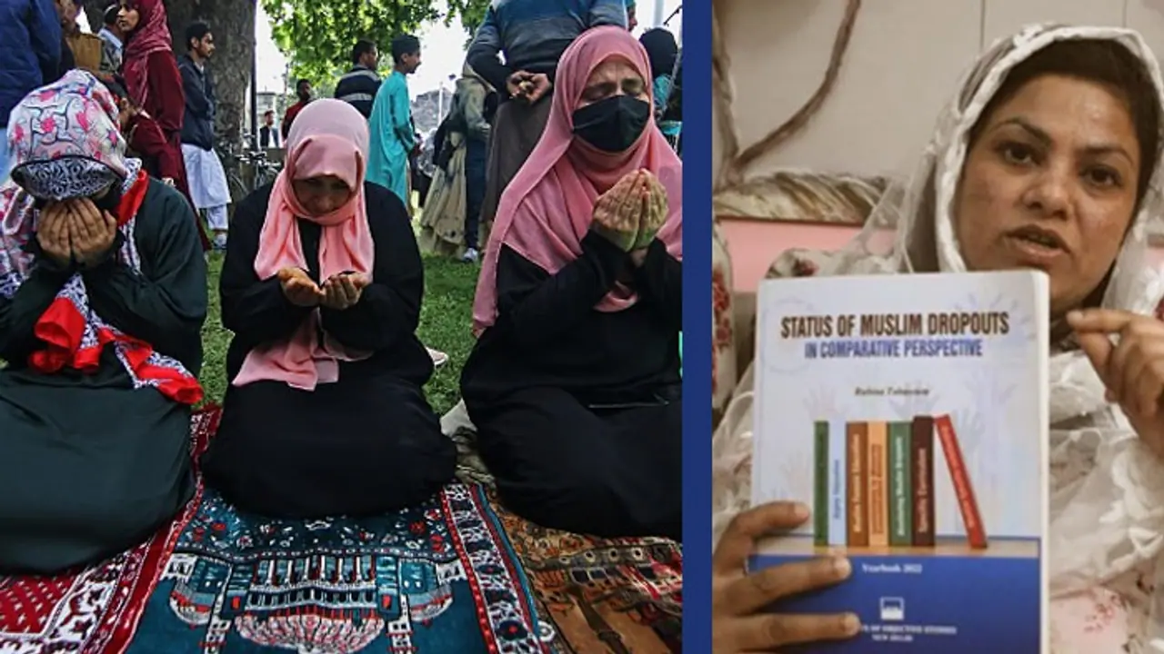 Muslims dropout Reasons is Burqa child marriage and neglect of formal education 