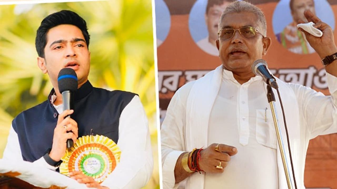 Dilip Ghosh sarcasm on recruitment corruption The BJP leader responded to Abhishek challenge from Nandigram bsm