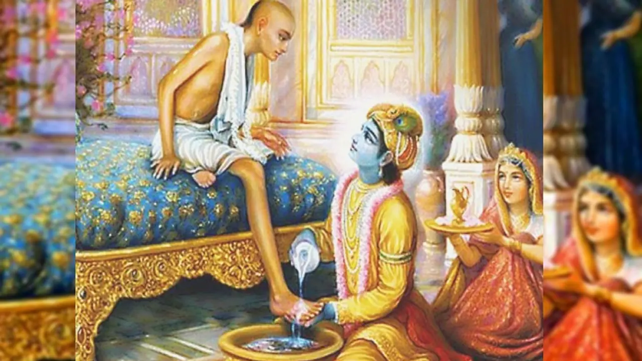 Krishna and Sudama's friendship Krishna and Sudama's friendship