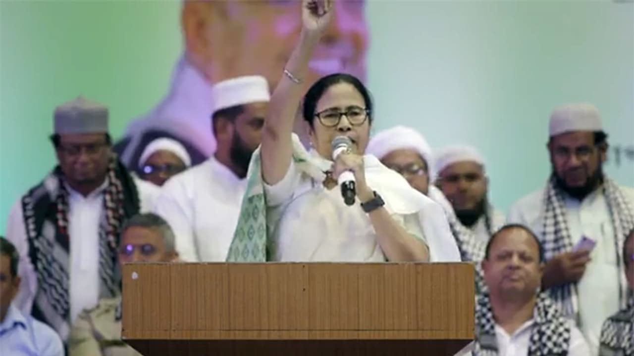 cm mamata banerjee at imam muazzin meeting at netaji indoor stadium 