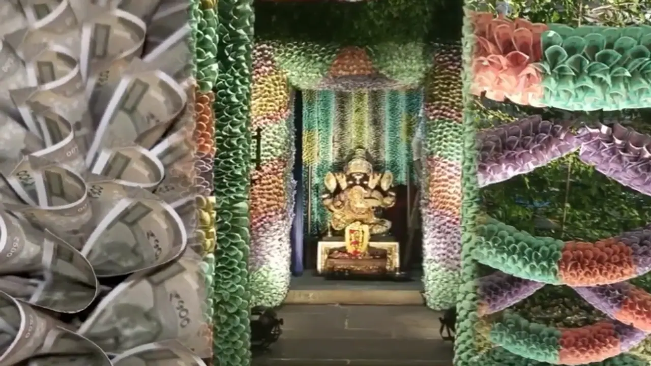 Ganesh Puja pandal