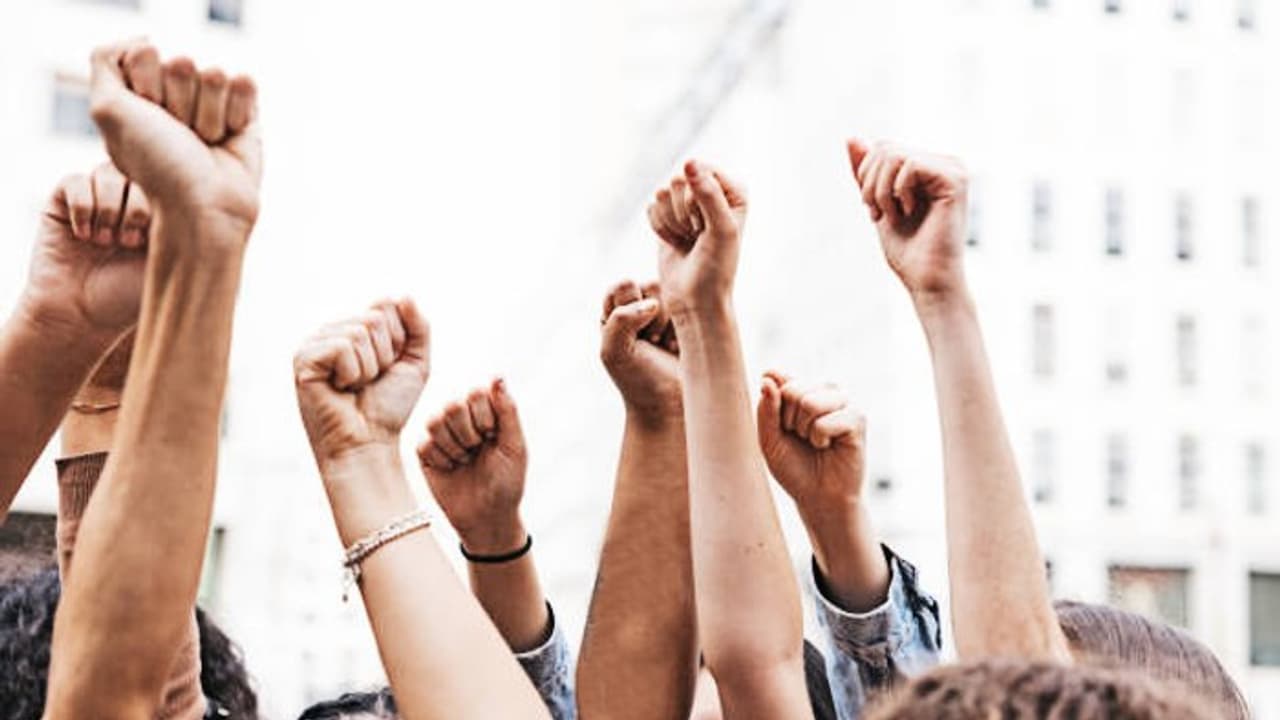 protest hands protest hands