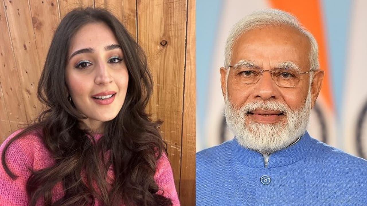 narendra modi Dhvani Bhanushali