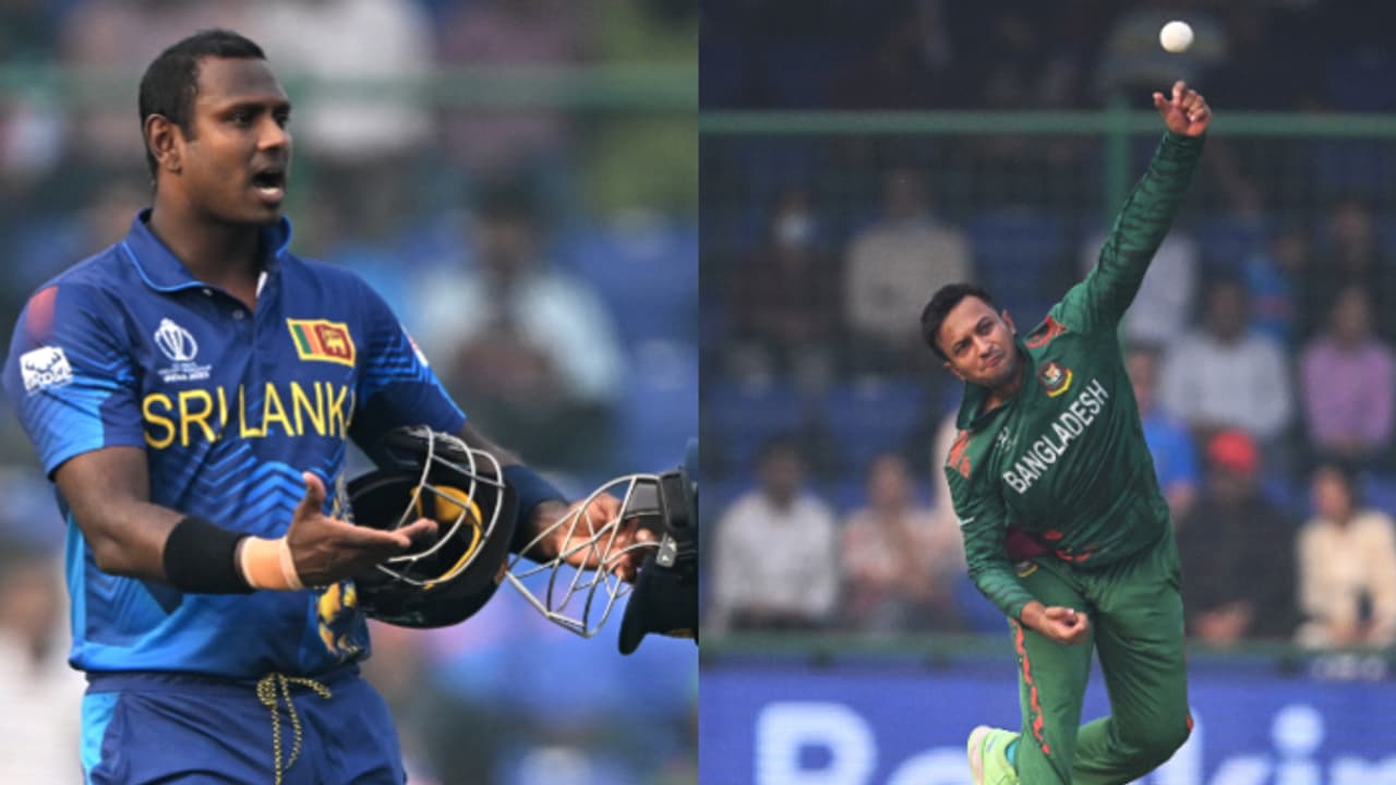 Angelo Mathews Shakib Al Hasan