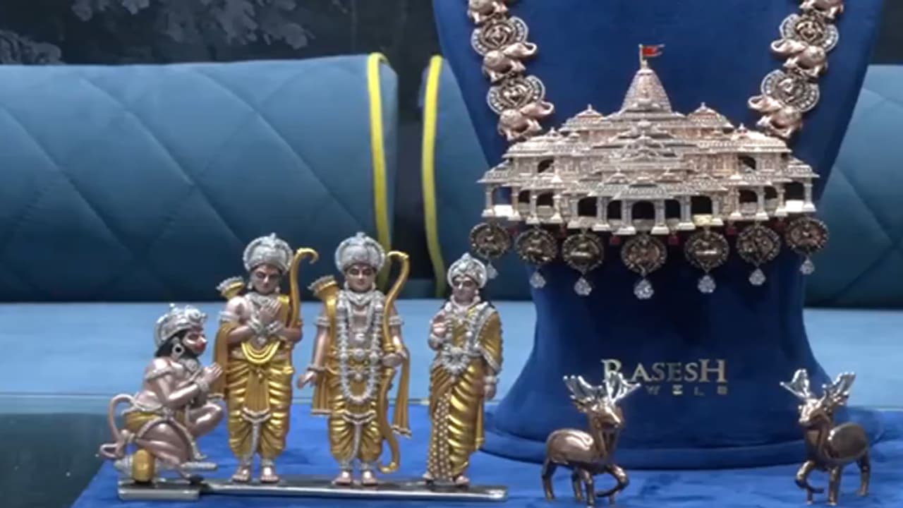 ram mandir Necklace ram mandir Necklace