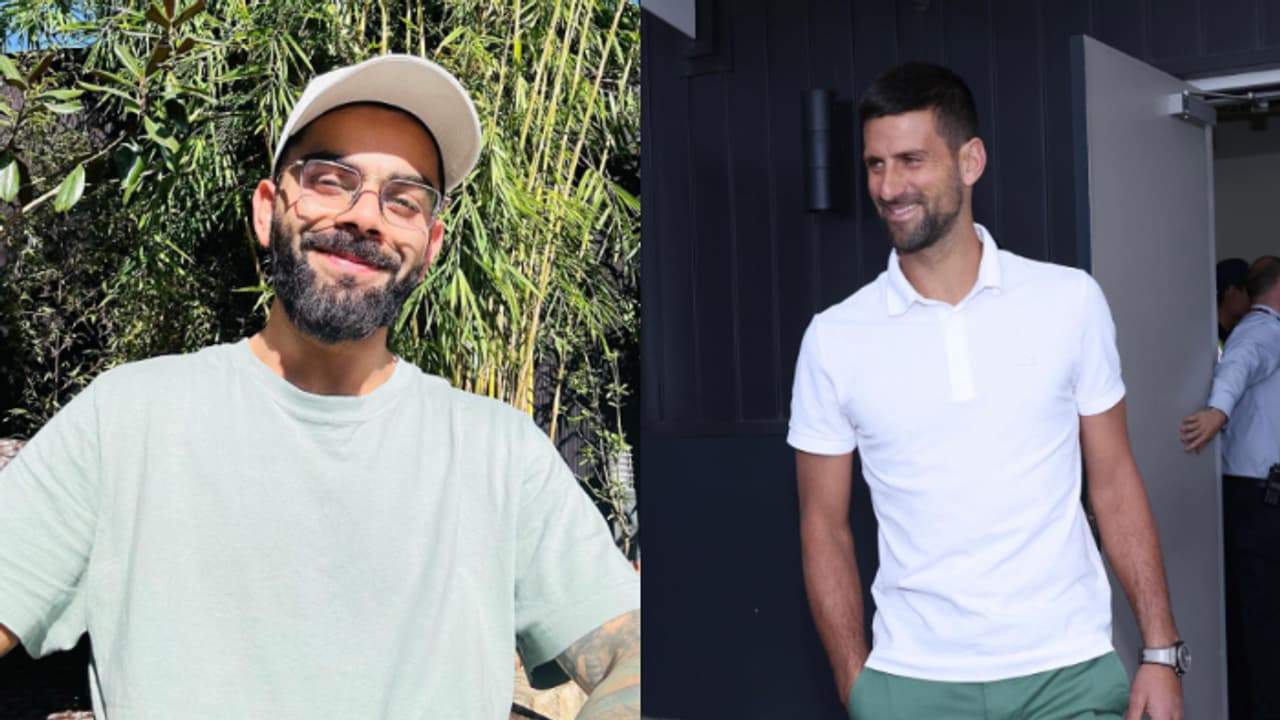 Virat Kohli Novak Djokovic Virat Kohli Novak Djokovic