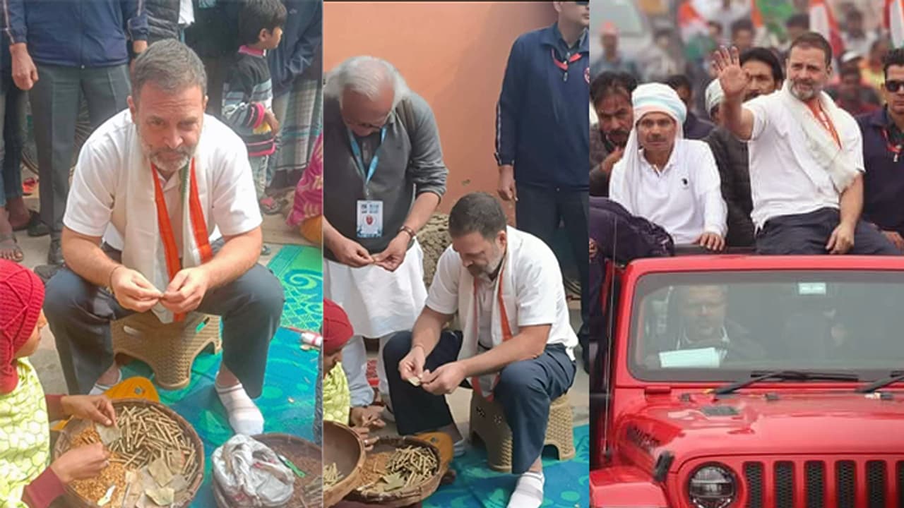 Rahul Gandhi spoke to bidi workers in Murshidabad during bharat jodo naya yatra bsm