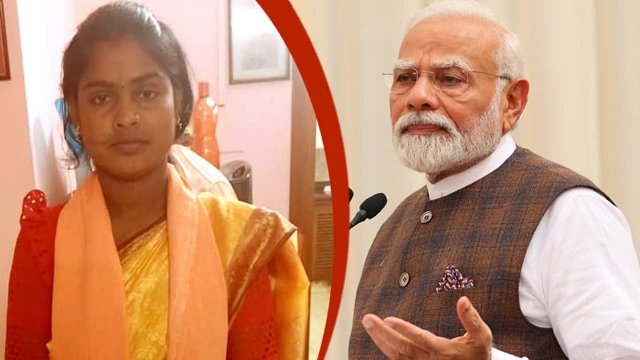 PM Modi called Rekha Patra of Sandeshkhali and called her Shakti Swarupa bsm