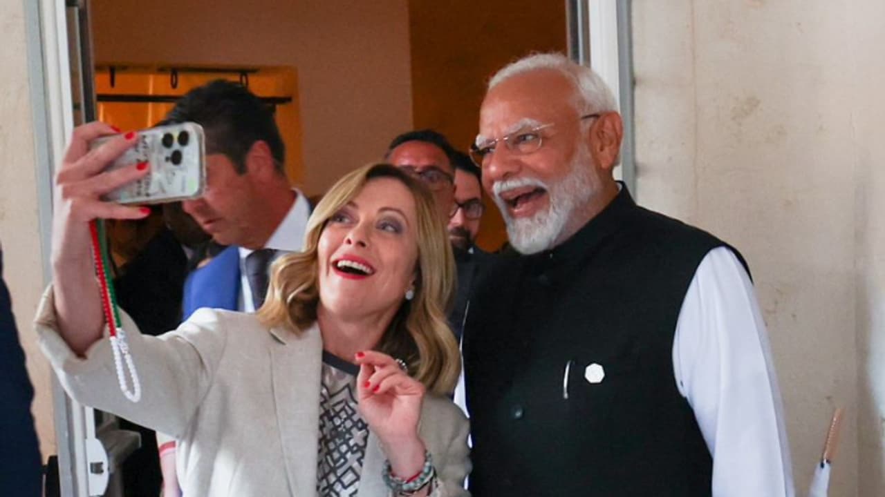 Meloni Modi Meloni Modi
