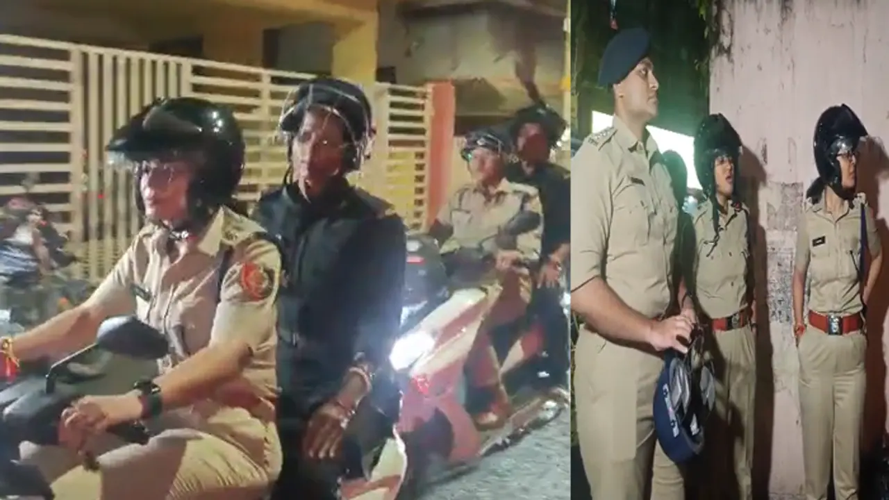 Madhyamgram Women's police patrolling Madhyamgram Women's police patrolling