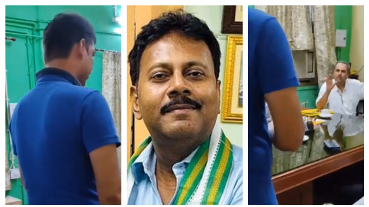 Sandip Ghosh arrested along with his bodyguard Afsar Ali Khan watch his threatening video bsm Sandip Ghosh arrested along with his bodyguard Afsar Ali Khan watch his threatening video bsm