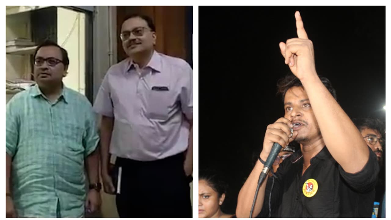 RG kar Protest Junior Doctor Asfaqullah Naiyas reaction to Narayan Banerjee and Kunal Ghosh meeting bsm RG kar Protest Junior Doctor Asfaqullah Naiyas reaction to Narayan Banerjee and Kunal Ghosh meeting bsm